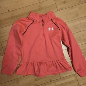 Under Armour Coral Peplum Pullover